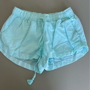 Teal Linen Vineyard Vines Shorts